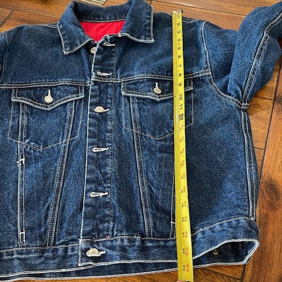 J Galt blue denim quilted jean jacket Tokio Japan size small - Picture 12 of 16